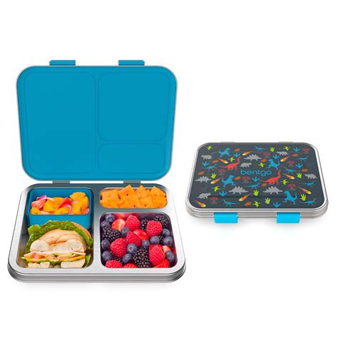 bentgo kids stainless steel lunch box|bentgo kids prints lunch box.